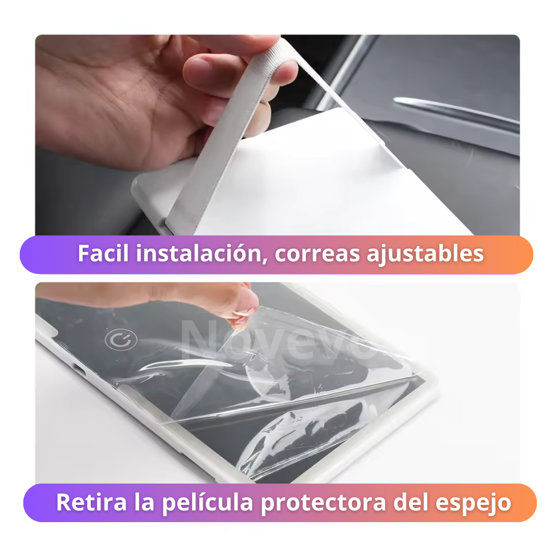 Espejo De Lujo LED Para Carro®